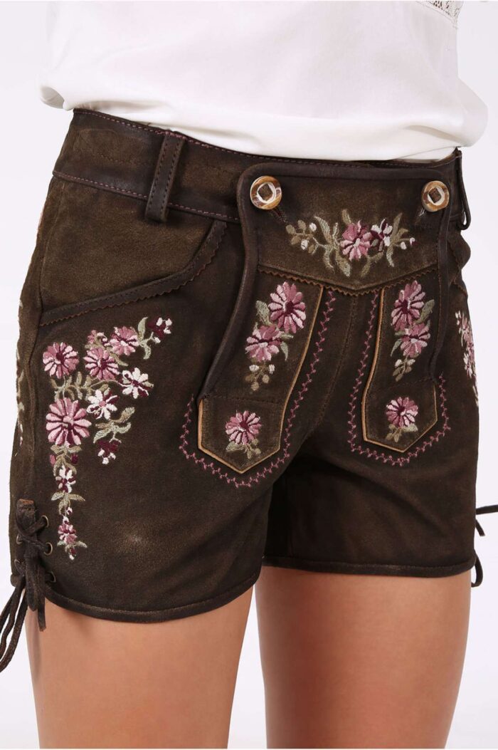 paula beer Women Bavarian Style Lederhosen