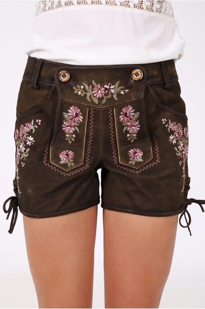 paula beer Women Bavarian Style Lederhosen